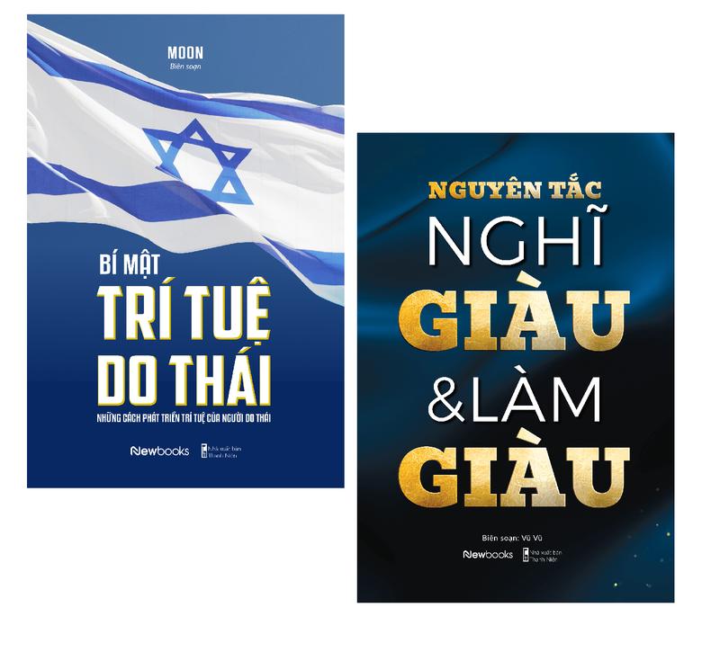 Sách - Combo rèn luyện tư duy : Bí Mật Trí Tuệ Do Thái + Nguyên Tắc Nghĩ Giàu Làm Giàu - Newbooks