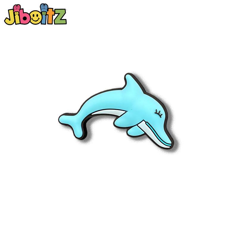 Led jibbitz cross charm Shoe Buckle Flashing Light Car Dolphin Wave Hole Shoes Accessories Fashion Shoes Accessories 1