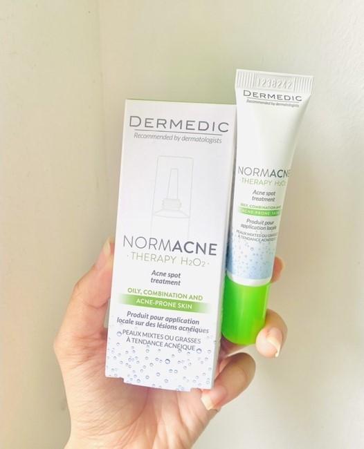 Kem chấm mụn Dermedic Normacne Therapy H2O2 giúp giảm mụn sưng đỏ 15ML 6
