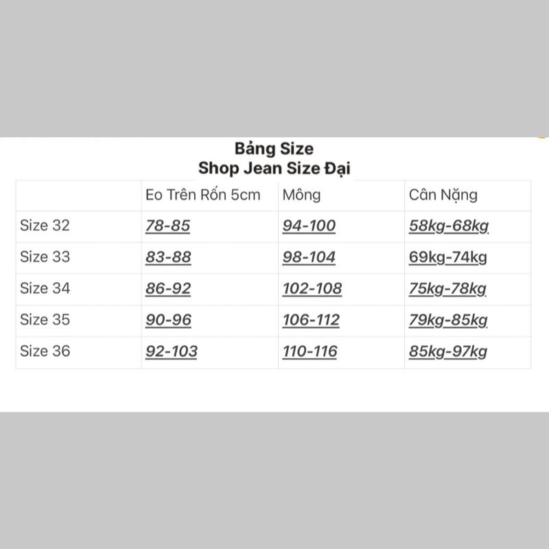 Product Introduction of (Từ 58kg-97kg) Quần Jeans Ống Loe BigSize 9 Tấc Dài 90cm, Co Giãn Mạnh, Lưng Cao Trên Rốn Nữ Women Pants Ong 0