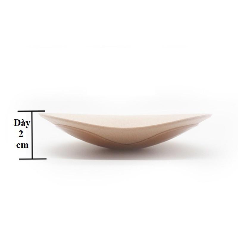 Product Introduction of Mút đệm, miếng lót độn ngực hình tròn, hình tam giác dầy 2,5cm (2 miếng) - T037 36