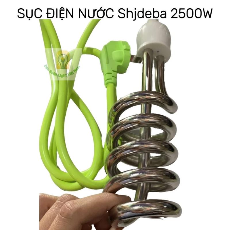 Sục điện nước nóng Shjdeba 2500W An Toàn, Chống Giật, Tiết Kiệm Năng Lượng