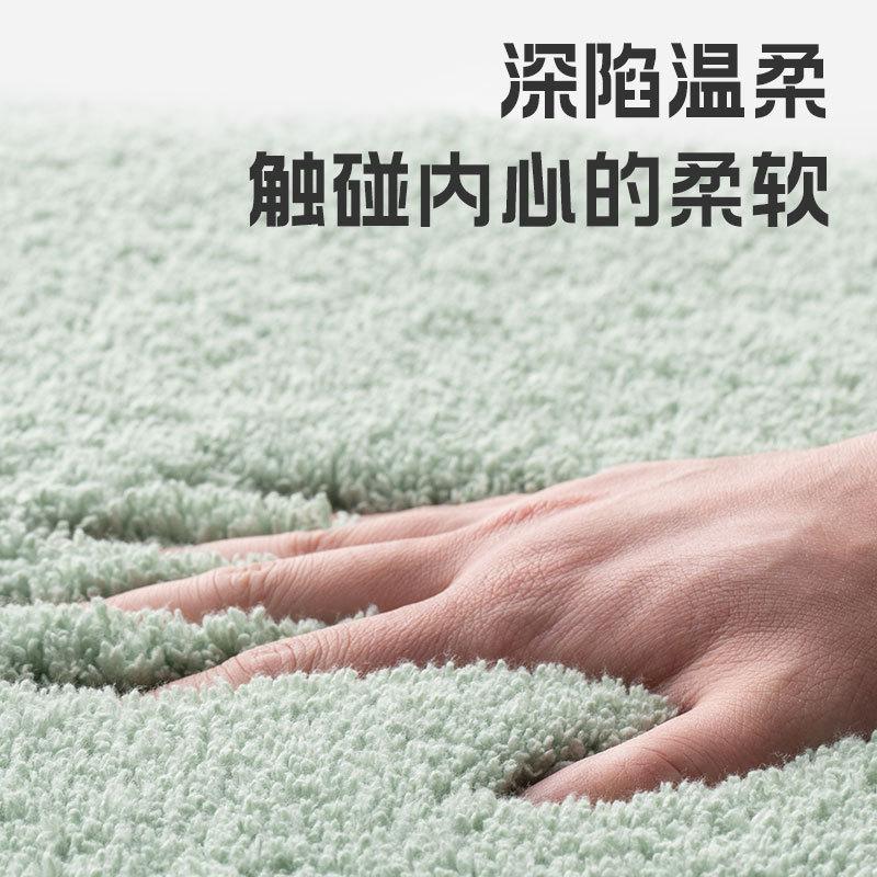 Thảm Trải Sàn Phòng Tắm, Thông Dụng Bốn Mùa, Thảm Dày Nhồi Bông Thảm Chống Trượt Gia Dụng, Chống Bụi, Thấm Hút 3