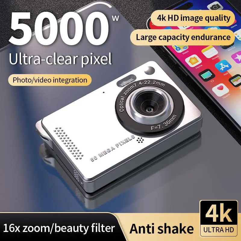 16X Digital Zoom Digital Camera, Auto Focus Vlog Camera, Compact Camera, Shockproof Camera for Home & Outdoor 7