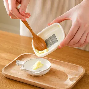 【RAMANTID】Penggiling Manual Dapur, Penggiling Jahe Bawang Putih, Penghancur Buah untuk Makanan Bayi