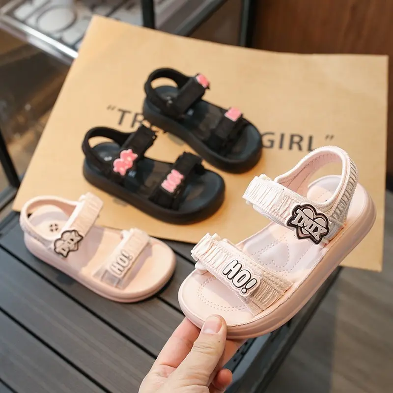 ￼Sandal cao cấp cho bé mẫu mới 2024 đi thoải mái êm chân bé đi học đi chơi mềm nhẹ Jean
