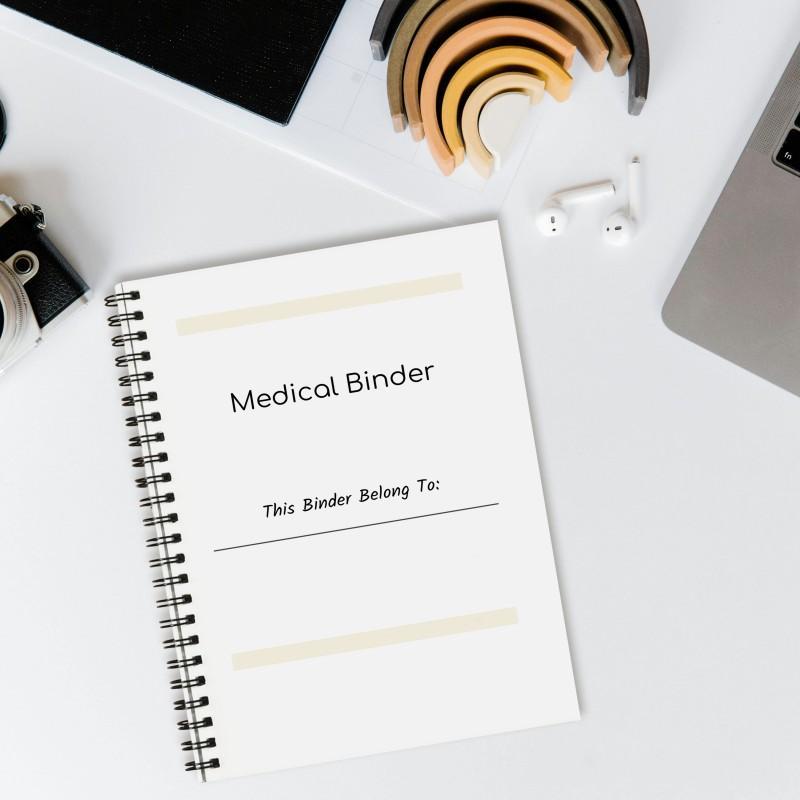 Product Introduction of Medical Binder, 70 Pages Medical Planner Binder, Medical Binder, Medical Log, Medical History Tracker, Medical Records, Health Binder 4