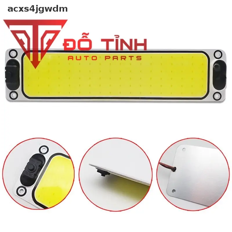 Đèn thùng xe tải. Đèn trần cabin ô tô COB chống nước, chống va đập Phụ Tùng 7