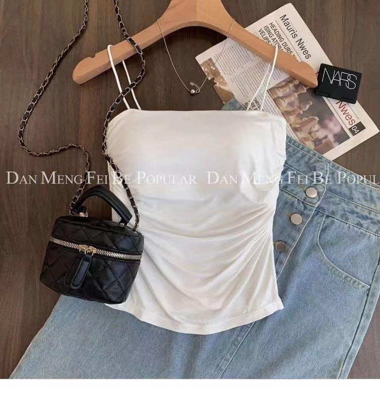 Product Introduction of Áo Vest Lưng Làm Đẹp, Kiểu Trượt, Màu Đỏ, Có Đệm Ngực, Có Thể Mặc Bên Trong, Cơ Sở Mỏng Và Gợi Cảm, Áo Ống Cô Gái Nóng Bỏng, Chống Trượt, Áo Đẩy Lên 11