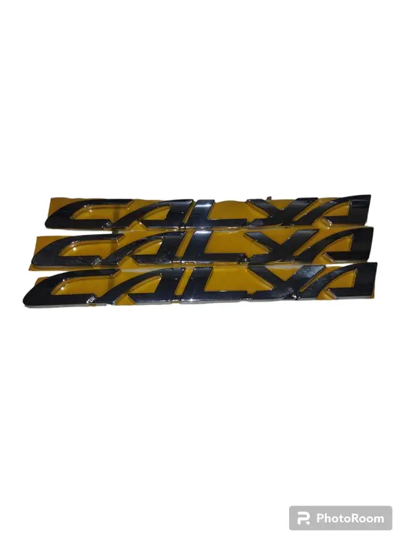 Emblem Logo Tulisan Calya Chroome  Bagasi Belakang Original 3