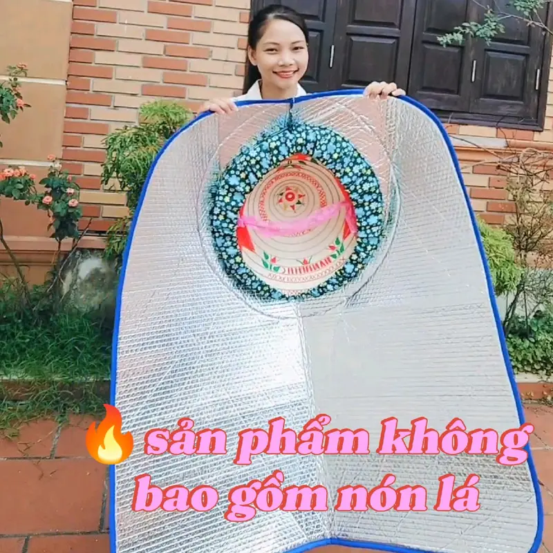 Miếng cách nhiệt chống nắng chống mưa che phủ toàn thân có vải  - KHÔNG bao gồm nón lá 1