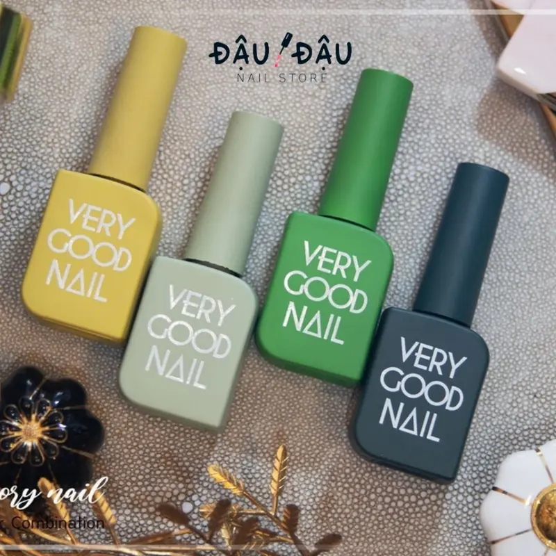 Sơn gel UV Very Good Nail 60 màu phong cách Hàn Quốc - Lẻ chai 15ml 4