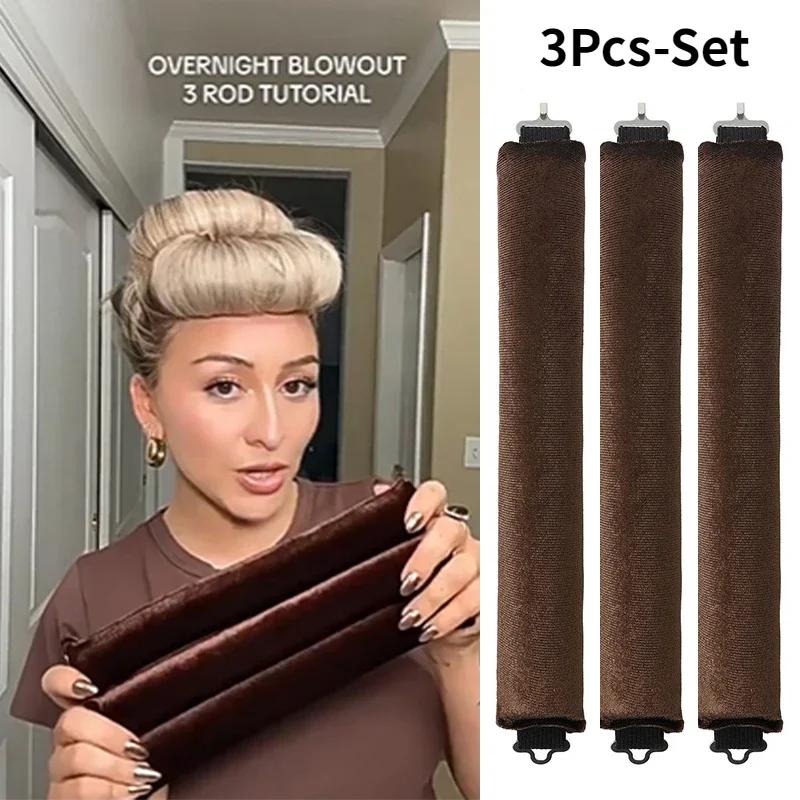 Heatless Curling Rod Headband Lazy Hair Curlers No Heat Hair - TikTok Shop
