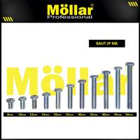 Gambar MOLLAR 93-117 Baut JP 6 x 8 Machine Screw 6x8 Obeng Plus - 100 pcs - 93-117 dari Mollar Kota Cirebon 3 Tokopedia