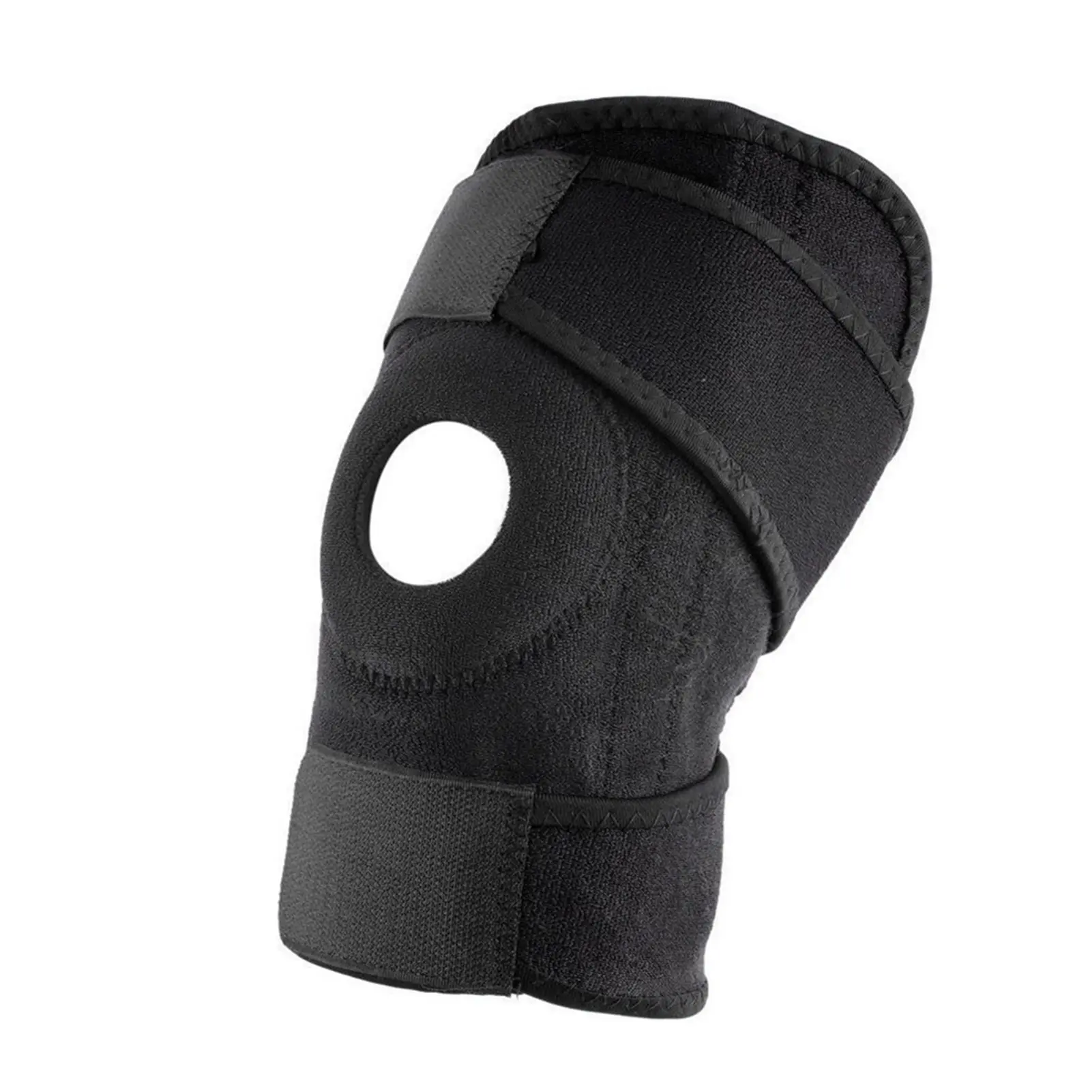 Knee Sleeve Keep Warm Adjustable Black Knee Compression Sleeve Support for Football