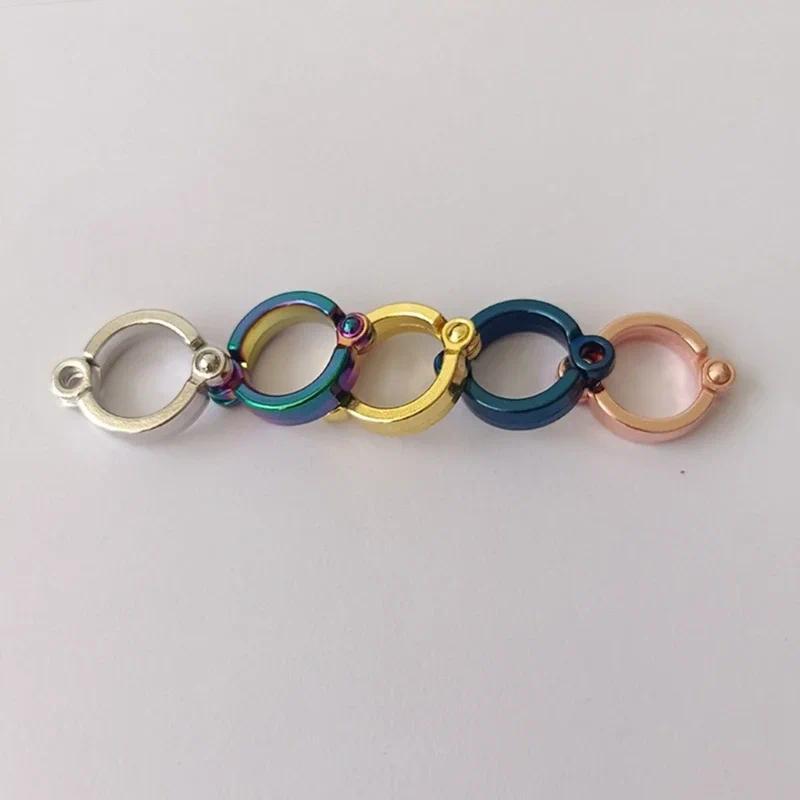 Product Introduction of Parrot Foot Rings Metal Pet Bird Leg Rings Outdoor Fly Training Activity Anti-Lost Opening Clip Leash Accessories 4-15mm 6