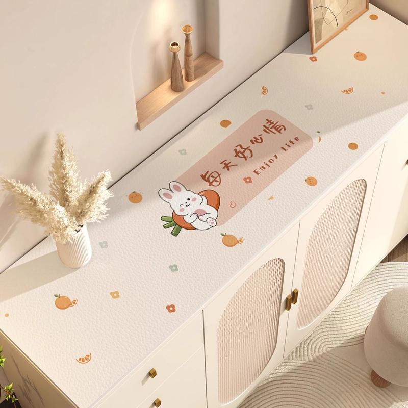 TV Cabinet Shoe Cabinet Mat Tabletop Tablecloth Coffee Table Surface Protection Mat Table Mat Oil-proof Washable Dirt-proof Mat 1