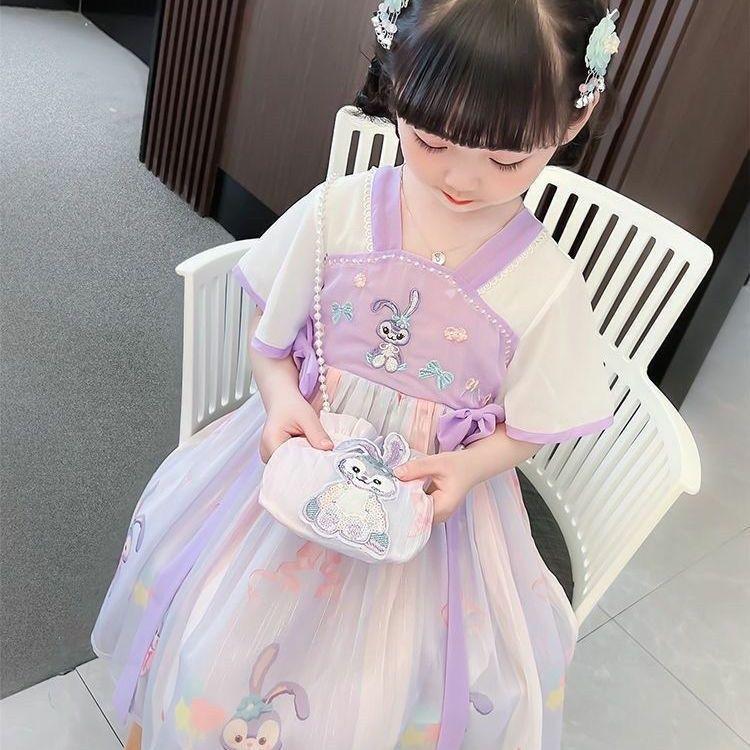 Trang Phục Hán Phục Trung Quốc Cho Bé Gái, Váy Phong Cách Cổ Trang Mới Mùa Hè, Công Chúa Ngôi Sao Cho Bé Delu, Trang Phục Siêu Cổ Trang Phong Cách Trung Quốc Cho Trẻ Em, 2024 0