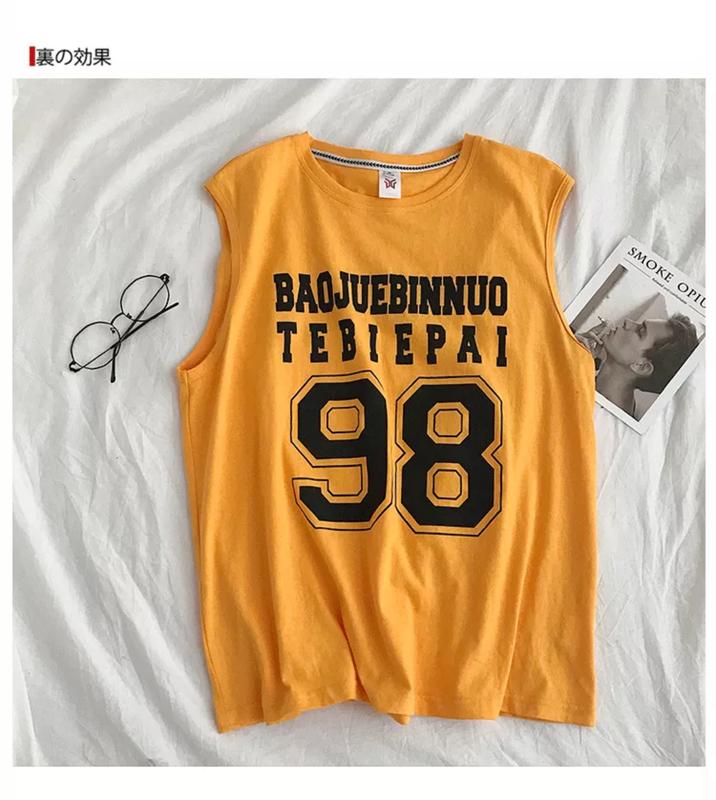 Áo thun ba lỗ nam tanktop 98 chuẩn gym mặc nhà dạo phố - In Logo số 98 nhiều…
