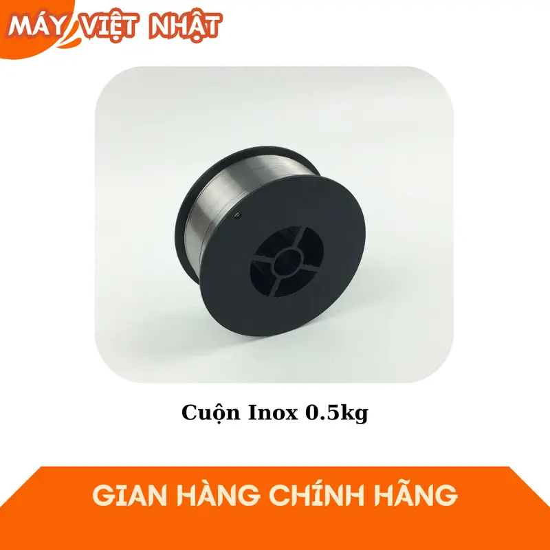 cuộn Inox 0.5kg dùng cho máy Mig không dùng khí 1