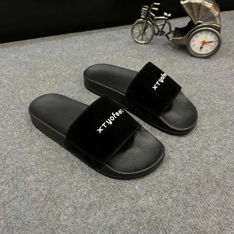  dép nam nữ quai nỉ thêu XT YOFEET tôn chân cực sang  BM 76  Slipper DéP Đế Bằng Quai Ngang 