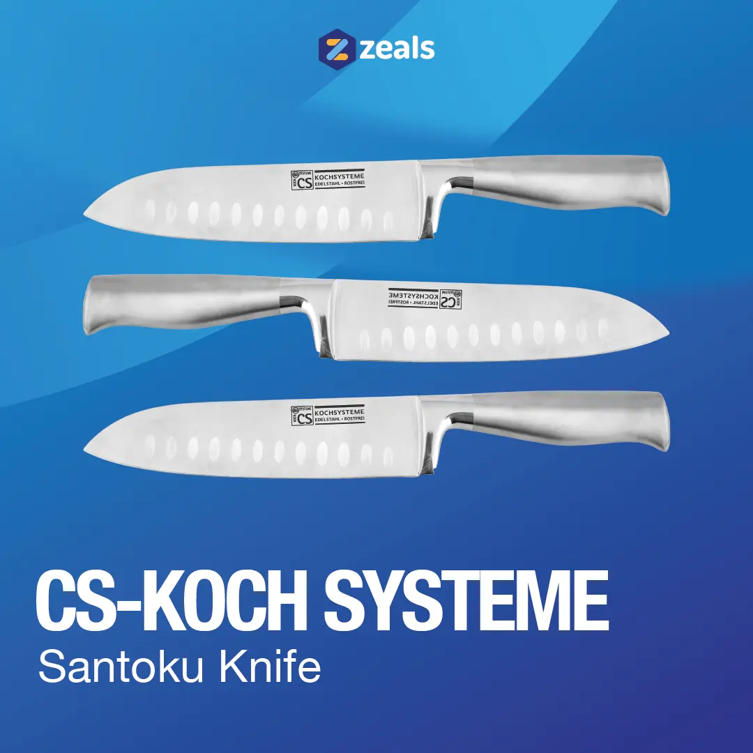 CS KOCH SYSTEME Santoku Knife 1pc - Pisau Dapur