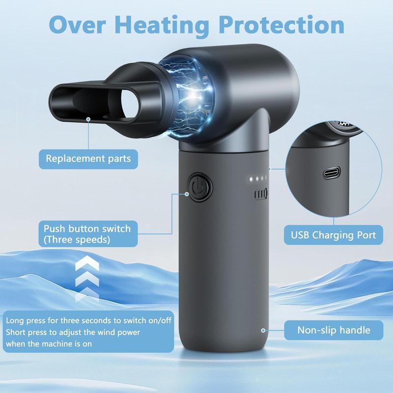 Product Introduction of Portable Handheld Car Vacuum Cleaner, Rechargeable Cordless Car Vacuum Cleaner, Multifunctional Car Cleaning Tool for Car Home Office 4