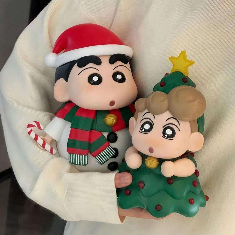 Product Introduction of Mô Hình Bút Chì Màu Shin-chan, Phổ Biến Làm Quà Tặng Giáng Sinh, Bức Tượng Nhỏ Shin-chan Và Aoi, Người Tuyết, Dễ Thương, Thích Hợp Để Đồ Trang Trí Phòng Khách Và Máy Tính Để Bàn, [1224 Đánh Giá Tích Cực] blind  box  shinchan shin  chan  toys 5