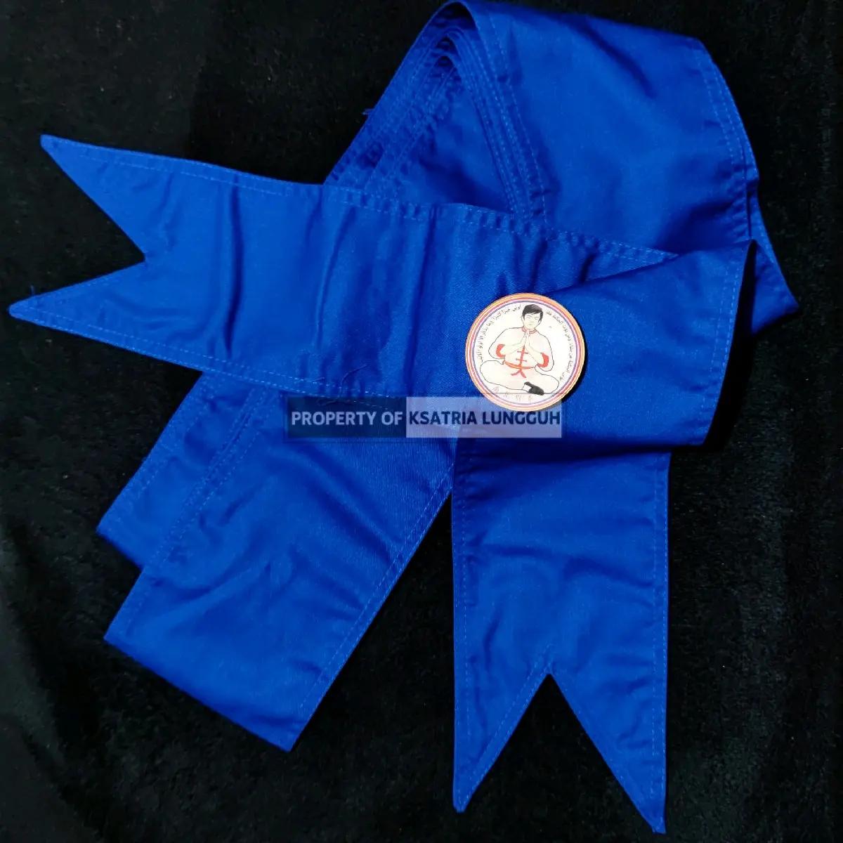 Sabuk Biru IKSPI Kera Sakti Polos Kain Drill