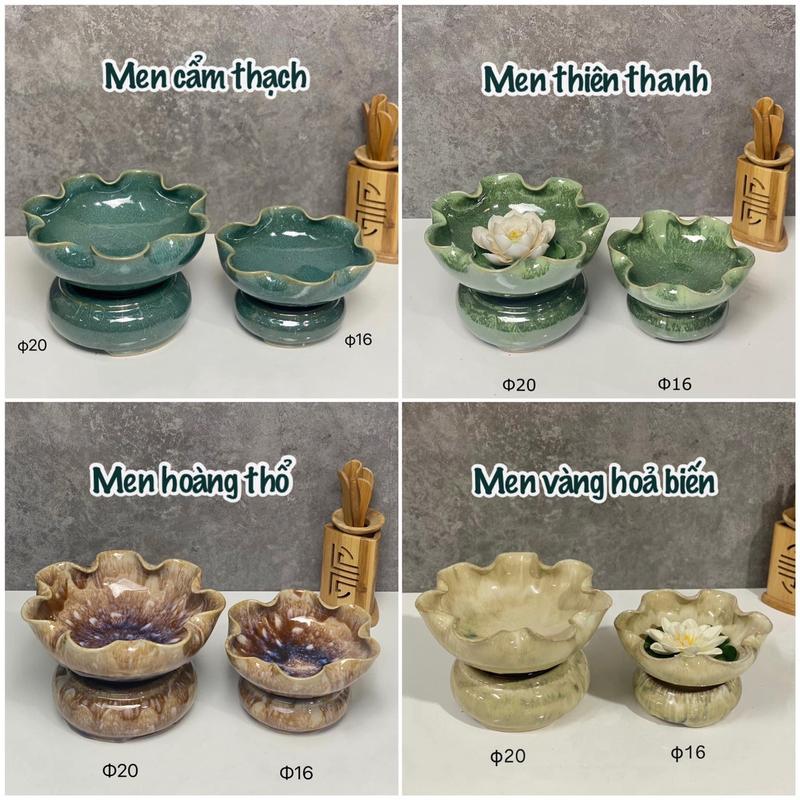  Bát Sen Thả Hoa Tắm Phật - Bát Minh Đường Tụ Thuỷ 