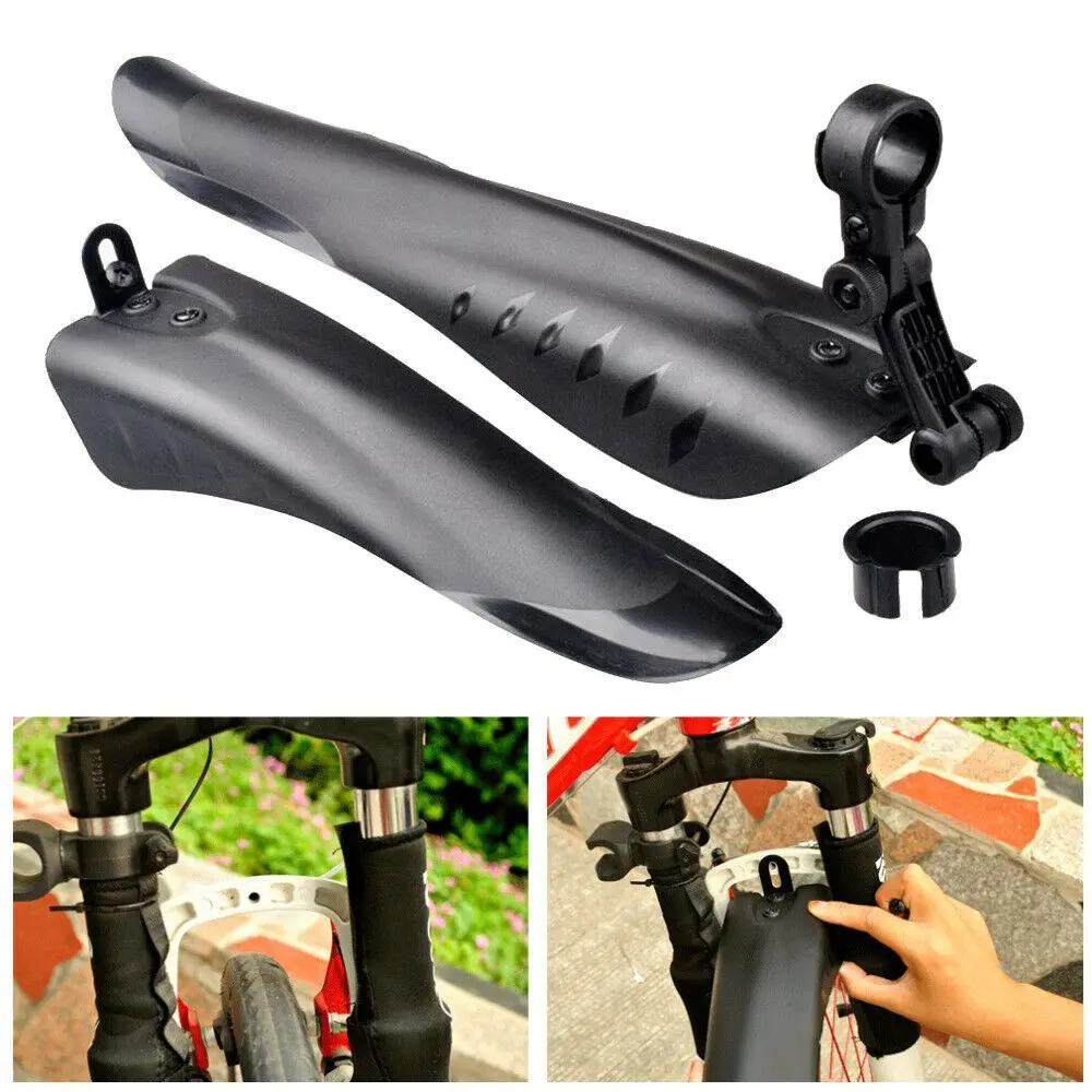 2PCS Replacement Cycling MTB Wing Fender Bicycle Mudguard Mud Guard Front & Rear