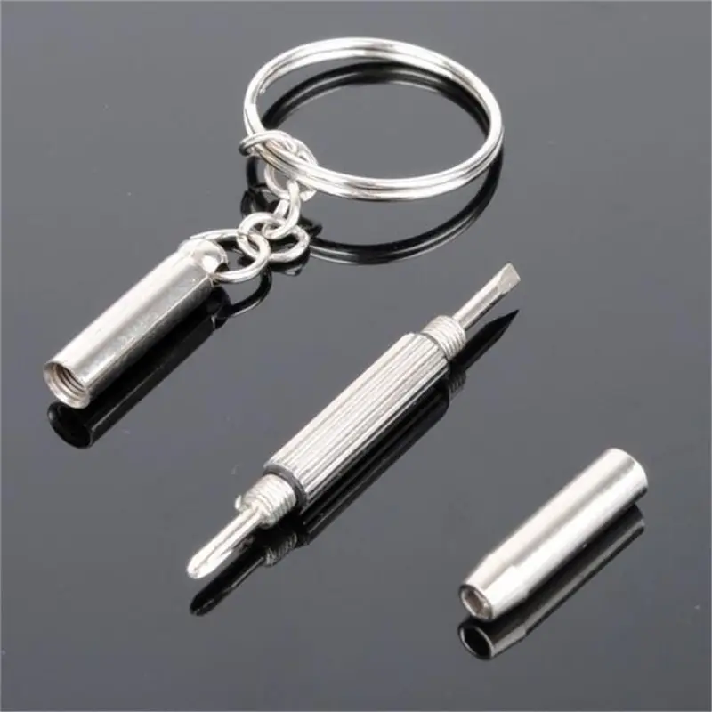 Small Screwdriver for Repairing Glasses Three-use Mini Multi-function Cross Slotted Hexagon Screwdriver Screwdriver Small Screwdriver