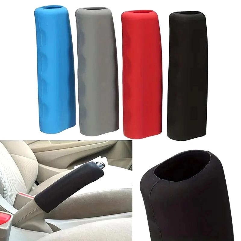 Product Introduction of Hand Brake Set Universal Car Handbrake Sleeve Silicone Cover Anti-Skid Auto Parking Brake Car Handbrake Decorative Shell 14