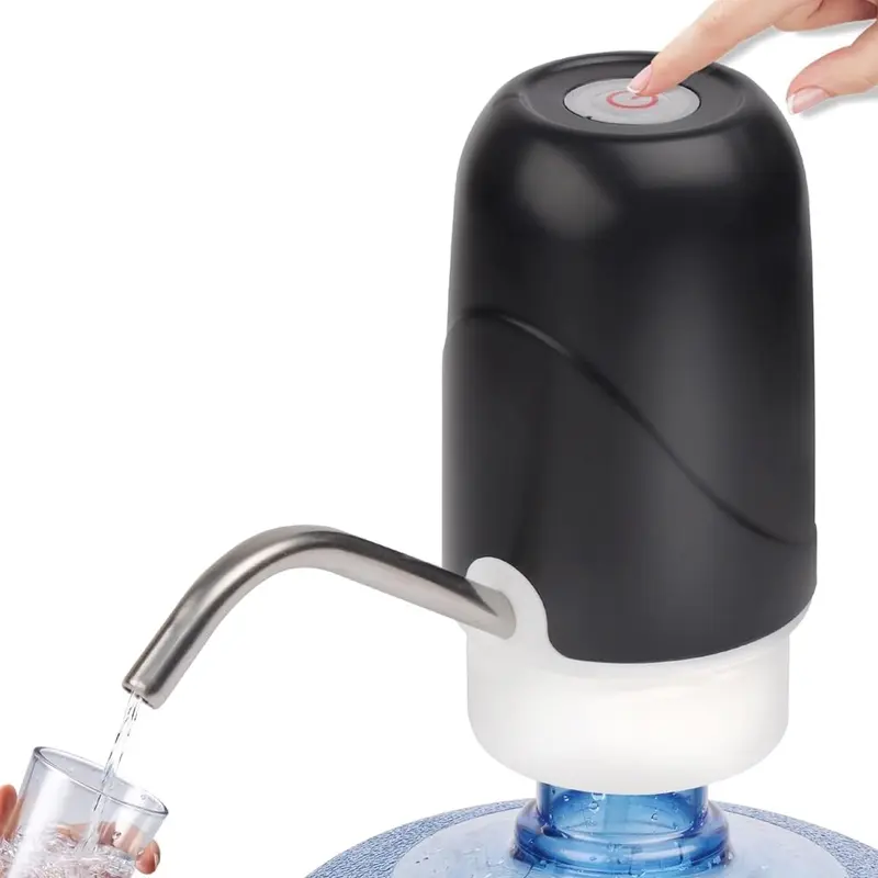 Portable Electric Water Bottle Pump, 1 Count USB Rechargeable 5 Gallon Water Bottle Pump, Household Water Dispenser, Drinking Utensils for Home Office 6