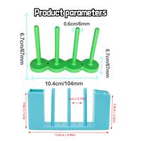 Gambar "Rak Spul Magnet 4 Tiang Rak Penyimpan Spul Jahit HighSpeed Portable Rak Tempat Spool Spul " - Blue dari Alfamidi LINK Kota Cirebon 4 Tokopedia