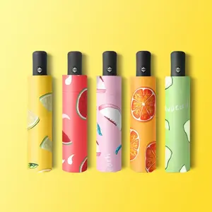 Payung Lipat Buka Tutup Anti Sinar UV Protection Motif Buah