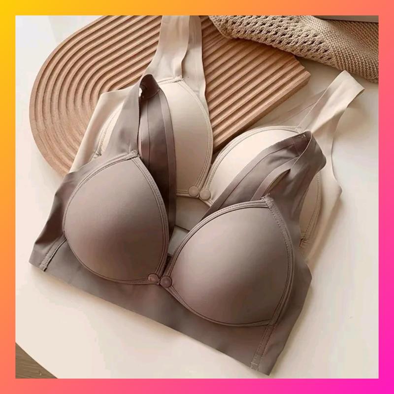 Áo lót ngực bầu, chất liệu su non, không gọng nâng đỡ, chống chảy sệ cho mẹ bầu cao cấp