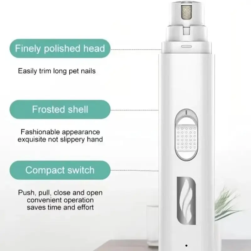 Cordless Dog Nail Clipper, Electric Dog Nail Trimmer, Automatic Pet Grooming Nail Grinder, Pet Supplies, Dog Stuff, Cat Accessories Tools 5