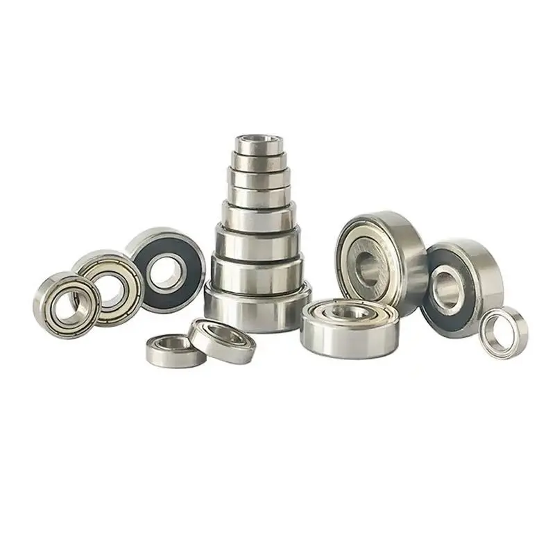 Vòng bi thu nhỏ, Cỡ Nhỏ Đường kính trong tốc độ cao, 608zz, Kích thước vòng bi: 1mm, 2mm, 3mm, 4mm, 5mm, 6mm, 7mm, 8mm, 9mm 1