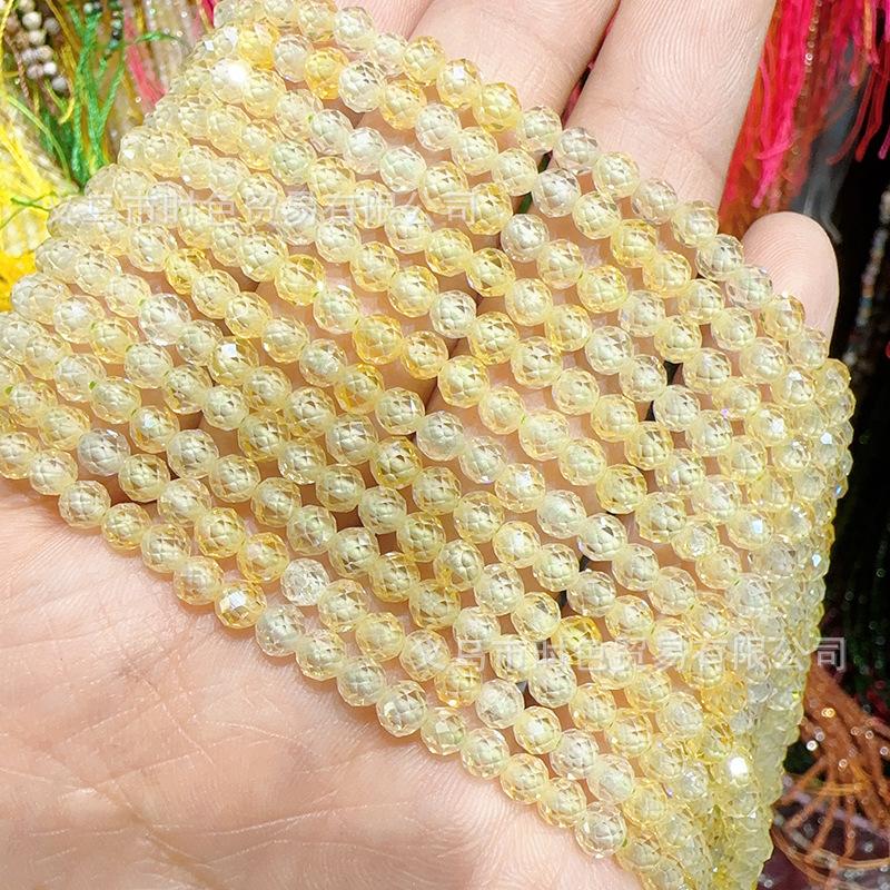 Product Introduction of Hạt pha lê Zircon, nhiều màu, Hạt chuỗi nhiều cắt, Vật liệu sản phẩm bán thành phẩm, Hạt chuỗi dài, Phụ kiện Thủ Công tự làm, Hạt 2