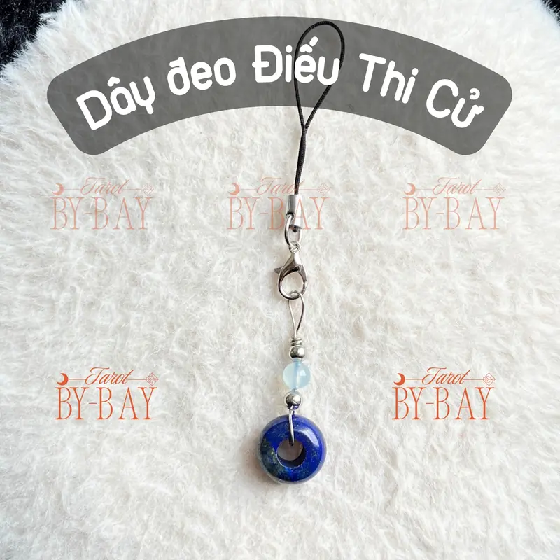 Dây đeo điện thoại may mắn Đồng Điều mix Hạt Năng Lượng - Chibaytarot 3