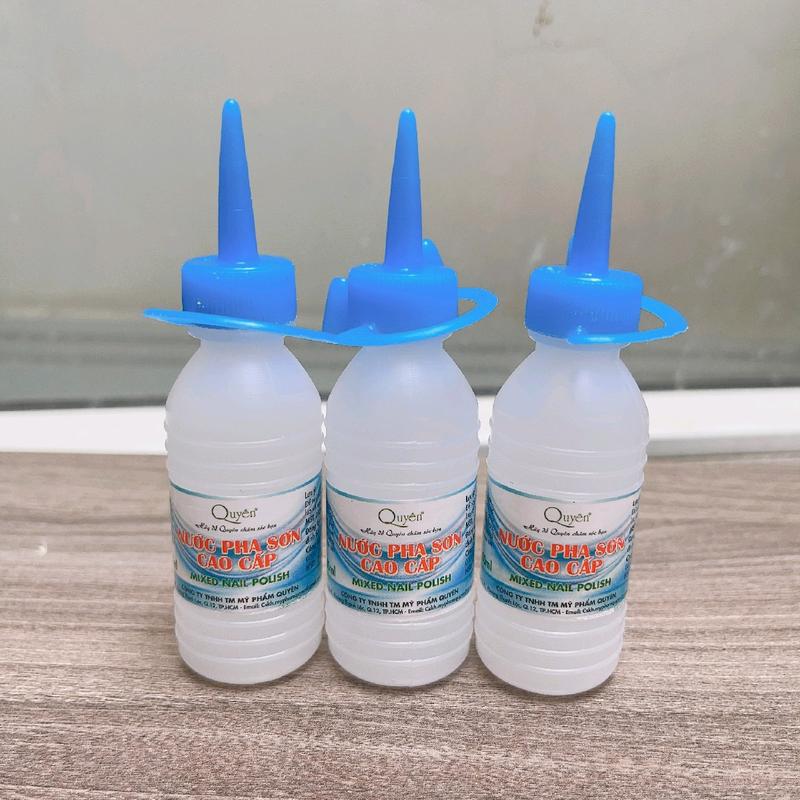  Nước pha sơn thường cao cấp Quyên chai 40ml   dùng để pha sơn thường sơn vẽ cọ nét 