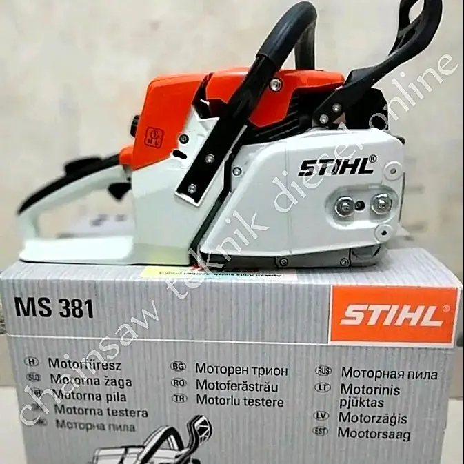 Mesin chainsaw stihl gergaji kayu senso ms 381 bar 25 inch lengkap siap pakai Rantai STIHL 4