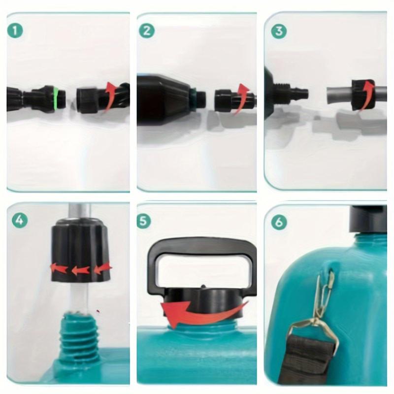 Portable Electric Sprayer, USB Rechargeable Sprayer with Adjustable Nozzle, Garden Watering Tool, Water Sprayer for Garden, Home, Farm 7