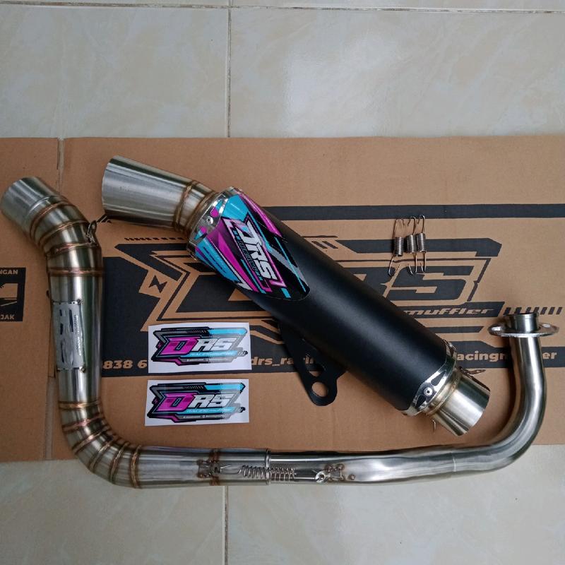 Knalpot samlong DRS vario aerox beat nmax pcx mio dll original DRS RACING MUFFLER (Grade B) 1