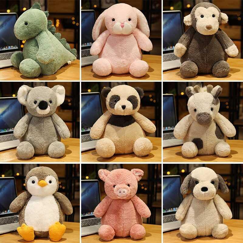 Đồ Chơi Nhồi Bông Hình Động Vật Dễ Thương, Gấu Bông, Chim Cánh Cụt, Khủng Long, Gấu Túi, Thỏ Koala, Búp Bê Thú Nhồi Bông, Gối Thoải Mái, Thích Hợp Cho Bé Gái, Có Kích Thước 25cm Và 35cm 5