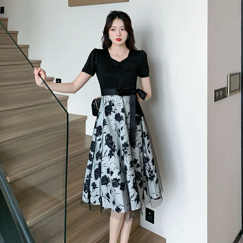 sachin and babi light blue dress black and white dress: Dresses For Women