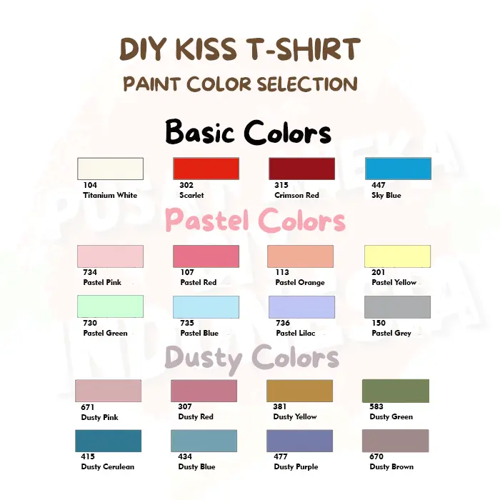 DIY Kiss T-Shirt 1 Set Boyfriend Girlfriend Couple | Baju Kaos Polos Kisses TShirt Inisial Huruf Nama Cap Bibir 3