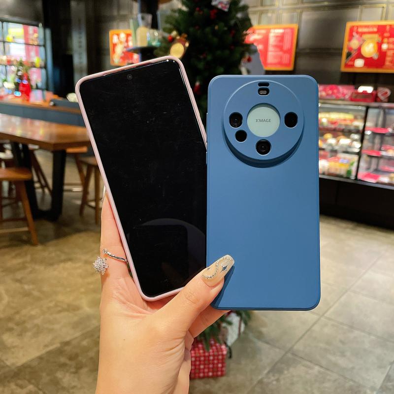 Product Introduction of Suitable for Mate60 Fine Hole Frosted TPU Straight Nova12 Protective Case Huawei Pura70 Silicone Phone Case Cellphone Protector Protection Smartphone 5