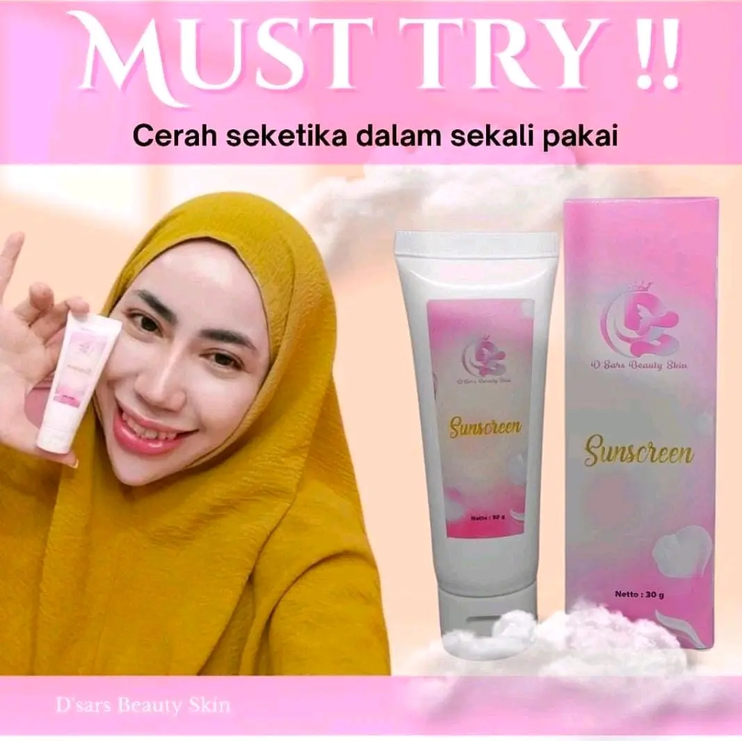 Sunscreen spf 50 D'Sars  Wajah